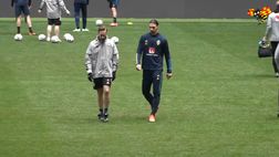 VIDEO / Milan, allarme Ibra: lascia dopo 15′ l’allenamento della Svezia col fisioterapista