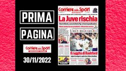 Prima pagina Corriere dello Sport: “La Juve rischia”