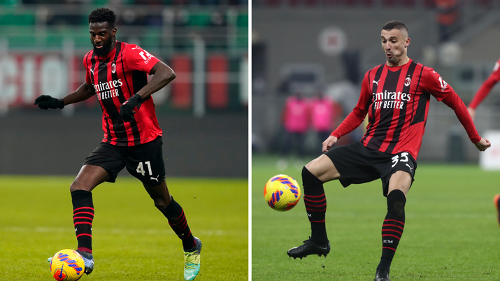 Tiemoué Bakayoko e Rade Krunic, centrocampisti del Milan (Getty Images) Tiemoué Bakayoko Rade Krunic
