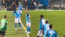 Sassuolo-Napoli, che ferocia degli azzurri: la scena da brividi vissuta al Mapei