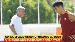 VIDEO Roma, le immagini del primo allenamento di Dybala sotto gli occhi di Mourinho
