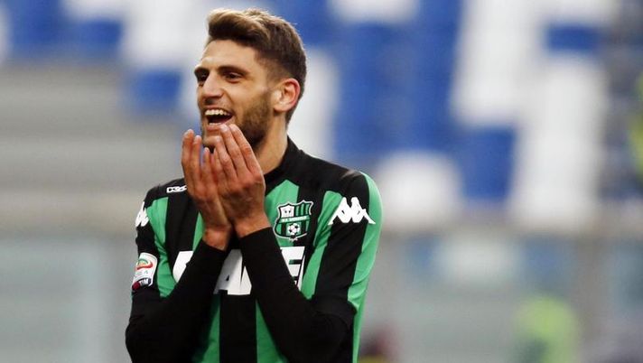 Domenico Berardi con la maglia del Sassuolo 