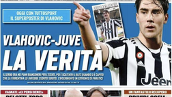 Prima Pagina, Tuttosport: “Vlahovic-Juve, la verità. Il derby vale tutto”