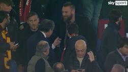VIDEO/ Roma-Feyenoord, anche Totti e De Rossi in tribuna ieri sera