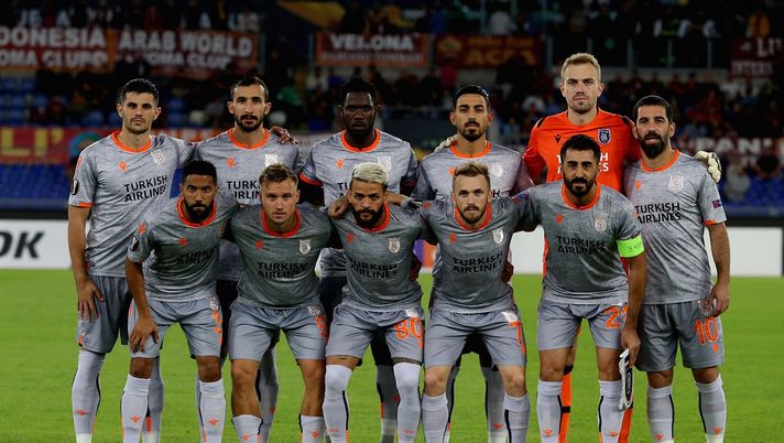 ROME, ITALY - SEPTEMBER 19: Istanbul Basaksehir F.K. team poses prior to the UEFA Europa League group J match between AS Roma and Istanbul Basaksehir F.K. at Stadio Olimpico on September 19, 2019 in Rome, Italy. (Photo by Paolo Bruno/Getty Images) ROME, ITALY - SEPTEMBER 19: Istanbul Basaksehir F.K. team poses prior to the UEFA Europa League group J match between AS Roma and Istanbul Basaksehir F.K. at Stadio Olimpico on September 19, 2019 in Rome, Italy. (Photo by Paolo Bruno/Getty Images)
