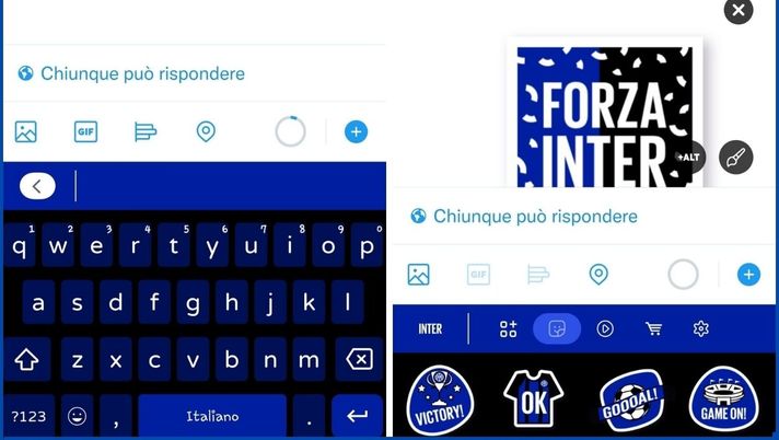Lanciata l’app ‘Inter Keyboard con Keemoji: la tastiera del telefono diventa nerazzurra Lanciata l’app ‘Inter Keyboard con Keemoji: la tastiera del telefono diventa nerazzurra