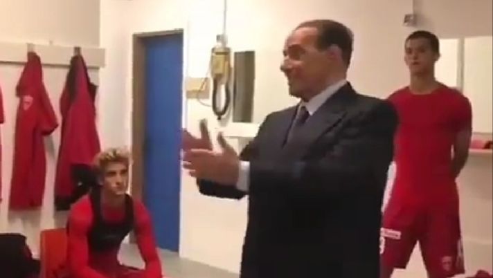 Silvio Berlusconi e il Monza al Brianteo Silvio Berlusconi e il Monza al Brianteo