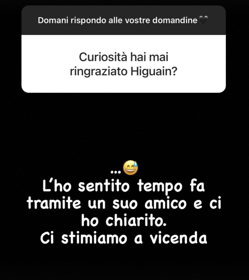 Antonella Fiordelisi: “Higuain? Ci stimiamo. L’ho sentito tempo fa e…”- immagine 2