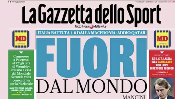 IL NAPOLI SUI MEDIA – Le prime pagine dei giornali di oggi 25 marzo 2022 - immagine 1