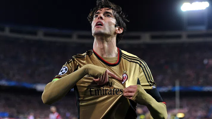 11 marzo 2014, Atletico Madrid-Milan 4-1, l'esultanza di Ricardo Kaka (credits: GETTY Images)