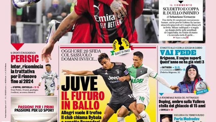Prima Pagina, La Gazzetta dello Sport: “Che Diavoli! Juve, il futuro in ballo”  Prima Pagina, La Gazzetta dello Sport: “Che Diavoli! Juve, il futuro in ballo” - immagine 1