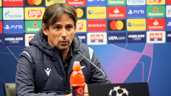 Simone Inzaghi nel post Lazio - Bayern