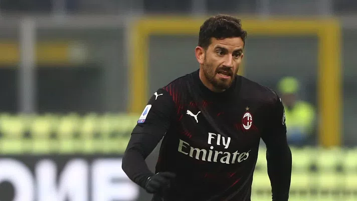Mateo Musacchio (difensore AC Milan) durante Milan-Sampdoria 0-0 dello scorso 6 gennaio 2020 (Getty Images)