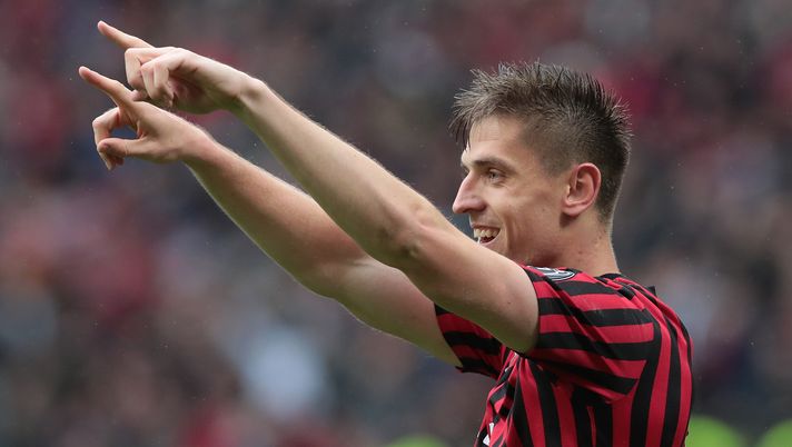 Krzysztof Piatek, attaccante del Milan (credits: GETTY Images) 