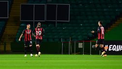 Europa League, Celtic-Milan 0-2 al 45′: Krunic e Brahim Diaz in gol