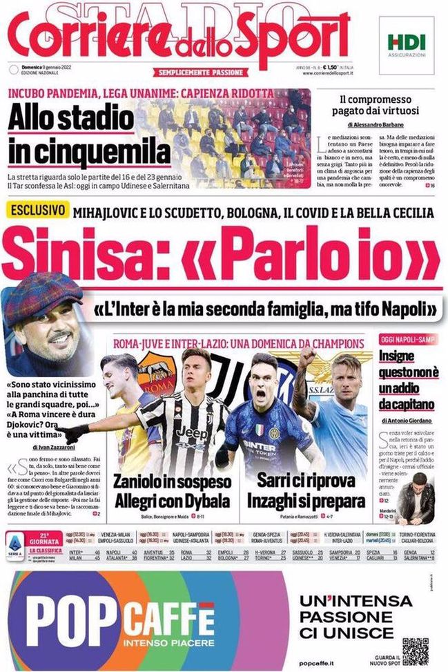 BUONGIORNO CITTACELESTE – LE PRIME PAGINE DEI PRINCIPALI QUOTIDIANI SPORTIVI – GUARDA- immagine 3