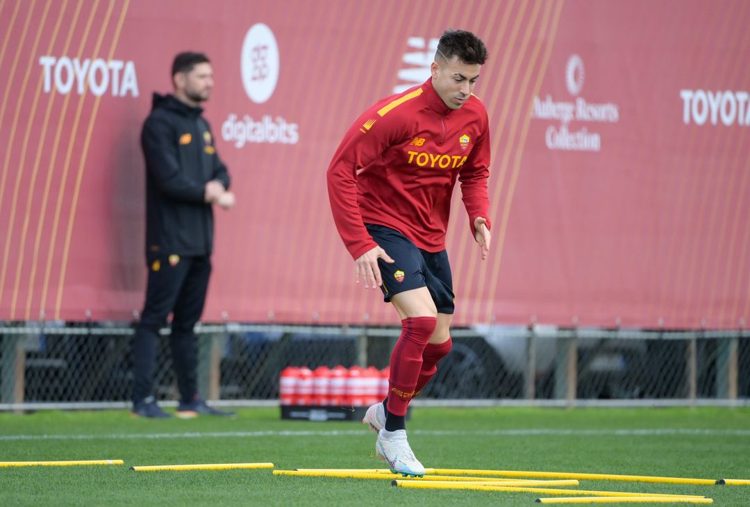 Roma, ultimo allenamento prima del match contro la Cremonese – FOTO GALLERY - immagine 14