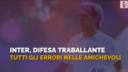 VIDEO Inter, ecco perché serve un difensore: gli errori nelle amichevoli