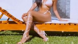 VIDEO / La figlia di Caniggia infiamma i social e alza la temperatura: fisico e bikini da urlo