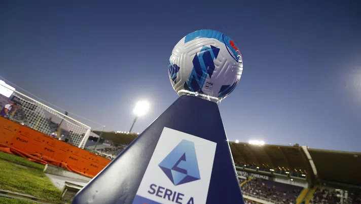 FLORENCE, ITALY - AUGUST 28: The ball of the match during the Serie A match between ACF Fiorentina and Torino FC at Stadio Artemio Franchi on August 28, 2021 in Florence, Italy .  (Photo by Gabriele Maltinti/Getty Images)