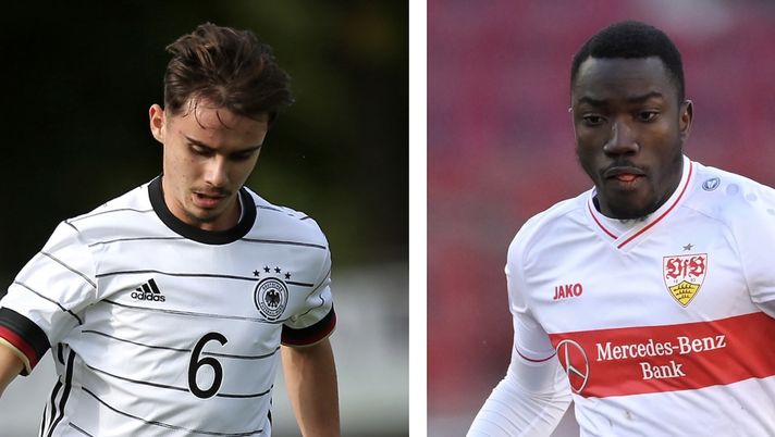 Vasco Walz (centrocampista Borussia Dortmund) e Silas Wamangituka (attaccante Stoccarda), obiettivi di calciomercato del Milan | AC Milan News (Getty Images) 