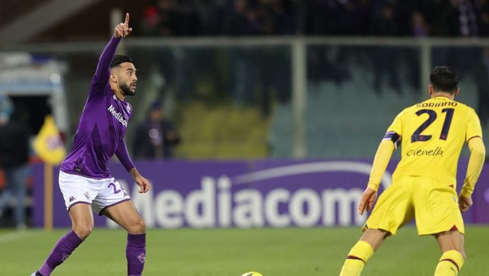 FLORENCE, ITALY - FEBRUARY 05: Nicolas Ivan Gonzalez of ACF Fiorentina gestures during the Serie A match between ACF Fiorentina and Bologna FC at Stadio Artemio Franchi on February 5, 2023 in Florence, Italy. (Photo by Gabriele Maltinti/Getty Images) Fiorentina, Fantacalcio.it spiega ufficialmente scelta per Gonzalez: per l’assist… - immagine 1