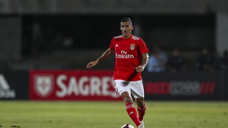SETUBAL, PORTUGAL - JULY 13: SL Benfica midfielder Chiquinho from Portugal during the match between SL Benfica and Vitoria Setubal FC for the Internacional Tournament of Sadoat Estudio do Bonfim on July 13, 2018 in Setubal, Portugal. (Photo by Carlos Rodrigues/Getty Images) SETUBAL, PORTUGAL - JULY 13: SL Benfica midfielder Chiquinho from Portugal during the match between SL Benfica and Vitoria Setubal FC for the Internacional Tournament of Sadoat Estudio do Bonfim on July 13, 2018 in Setubal, Portugal. (Photo by Carlos Rodrigues/Getty Images)