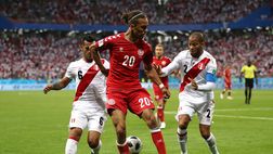 Russia 2018, Perù-Danimarca 0-1: il tabellino