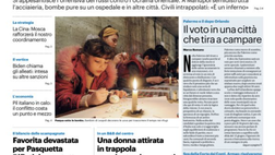 Prima Pagina, Giornale di Sicilia: “Putin scatena l’assalto finale”