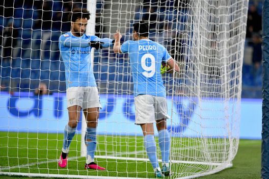 Pedro e Felipe Anderson SS Lazio v Bologna - Coppa Italia