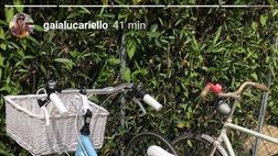 Social, Lady Inzaghi con una bicicletta biancoceleste: “Colori giusti” – FOTO