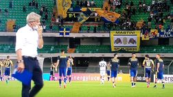 Verona-Catanzaro 3-0, la curva torna a cantare in un Bentegodi tropicale