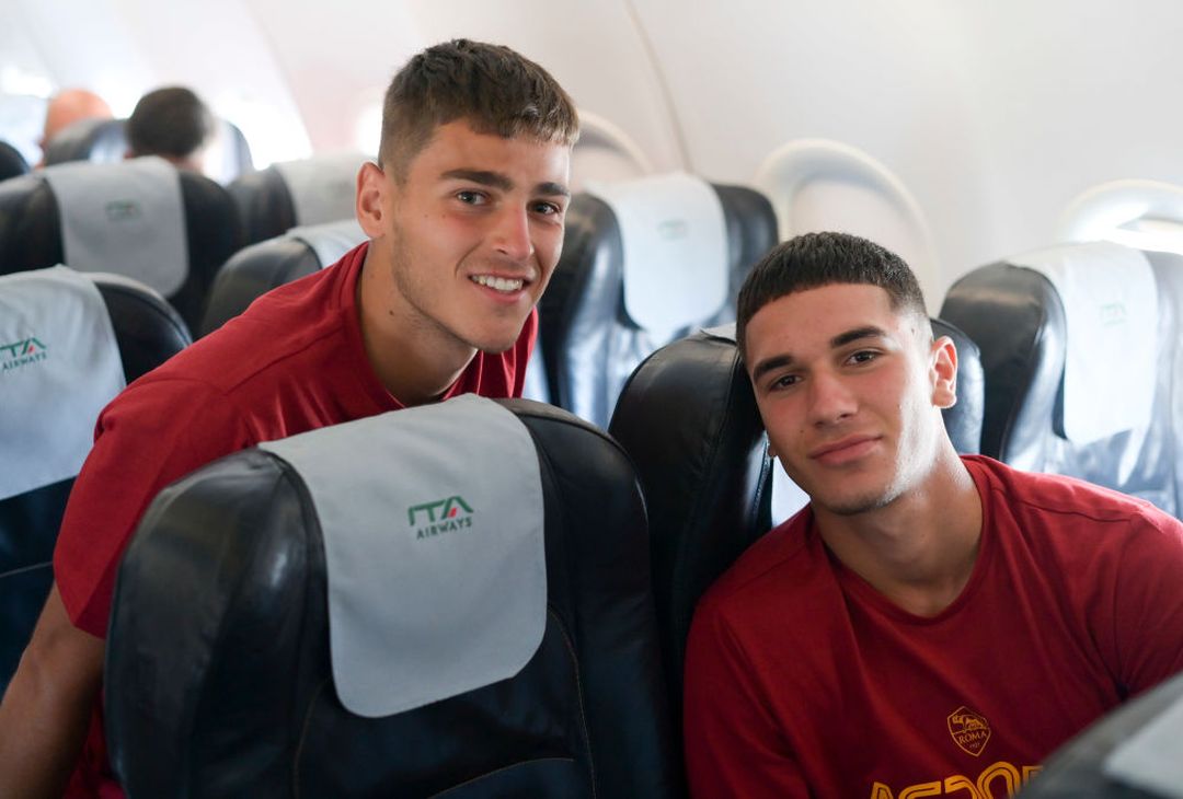 La Roma in partenza per il Portogallo – FOTO GALLERY - immagine 29