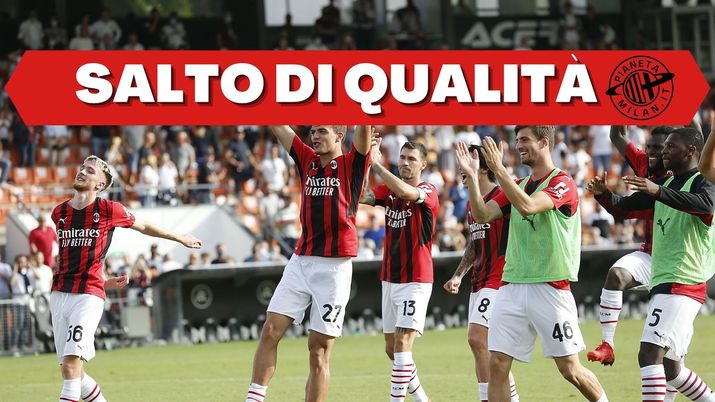 Spezia-Milan 1-2: l'esultanza dei rossoneri a fine partita | AC Milan News (Getty Images) 