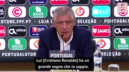 VIDEO Portogallo, la rivelazione del CT Santos: “CR7 ha un grande sogno, svelo quale”