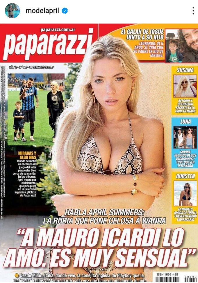 Nuovo “derby” per Wanda? La playmate April Summers è sempre innamorata dell’Inter…e di Icardi- immagine 2