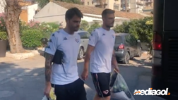 VIDEO RITIRO PALERMO, squadra lascia hotel per seduta d’allenamento mattutina