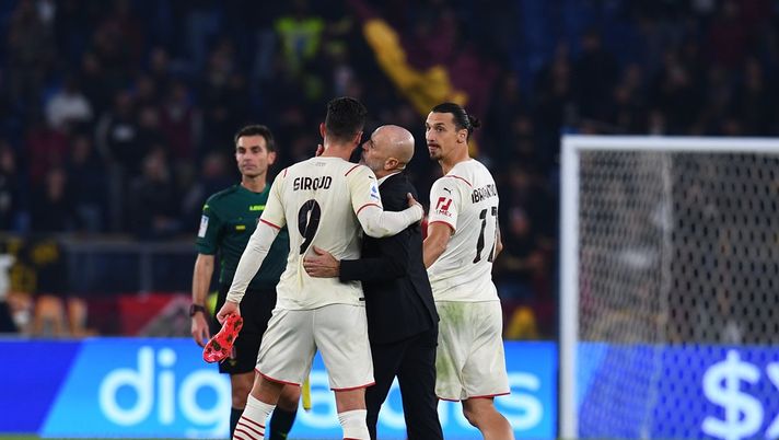 Giroud parla di Pioli e Ibrahimovic