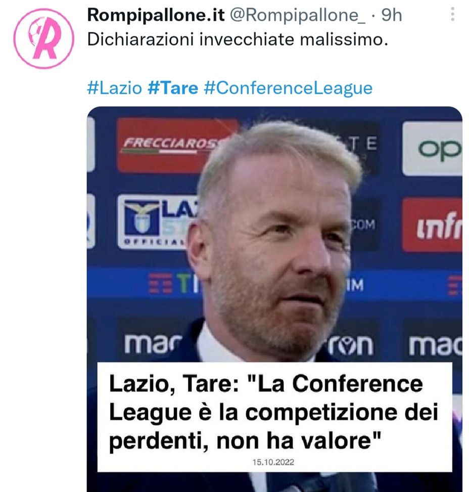 Il derby della Conference League: Tare nella “coppa dei perdenti” e i romanisti infieriscono…- immagine 3
