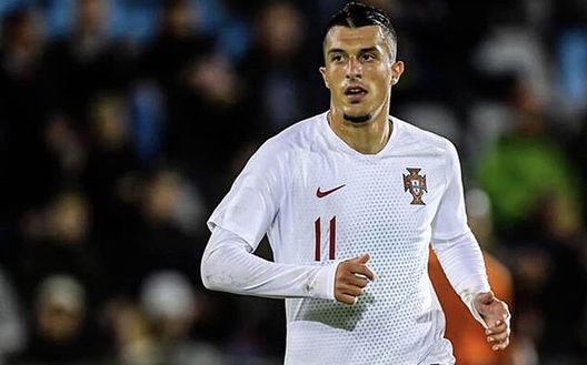 Dany Mota in azione nell’ultima gara dell’Under 21 portoghese a novembre... Dany Mota in azione nell’ultima gara dell’Under 21 portoghese a novembre...