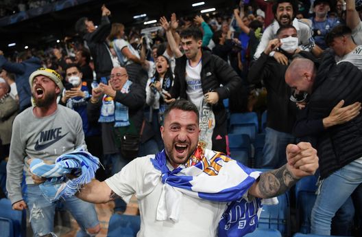 Real Madrid tifoso (getty images) Real Madrid tifoso