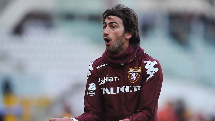 TURIN, ITALY - JANUARY 22:  Andrea Gasbarroni of Torino FC reacts during the Serie B match between Torino FC and AS Cittadella at Olimpico Stadium on January 22, 2011 in Turin, Italy.  (Photo by Valerio Pennicino/Getty Images) 