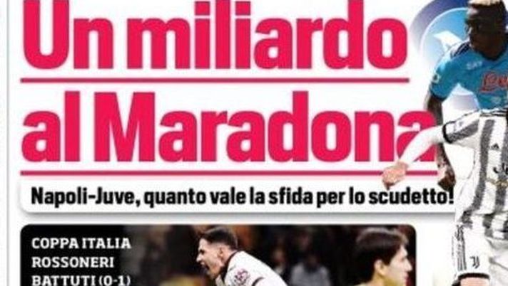 IL NAPOLI SUI MEDIA – Le prime pagine dei giornali di oggi 12 gennaio 2023 - immagine 1