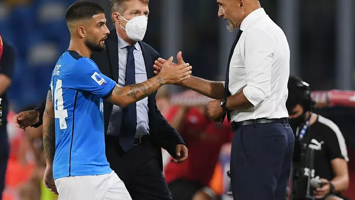 Lorenzo Insigne e Luciano Spalletti (Photo by Francesco Pecoraro/Getty Images)