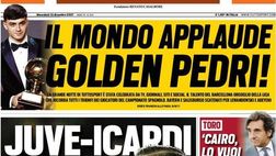 Prima Pagina, Tuttosport: “Golden Pedri! Juve-Icardi per 6 mesi”