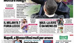 EDICOLA / CdS: Corsa CL, la Roma addosso: vince il derby e pressa Motta e Allegri