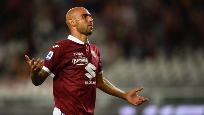 TURIN, ITALY - AUGUST 25: Simone Zaza of Torino FC celebrates the opening goal during the Serie A match between Torino FC and US Sassuolo at Stadio Olimpico di Torino on August 25, 2019 in Turin, Italy. (Photo by Valerio Pennicino/Getty Images) Torino, Zaza e «l’infortunio mascherato»: è lesione muscolare e lungo stop - immagine 1