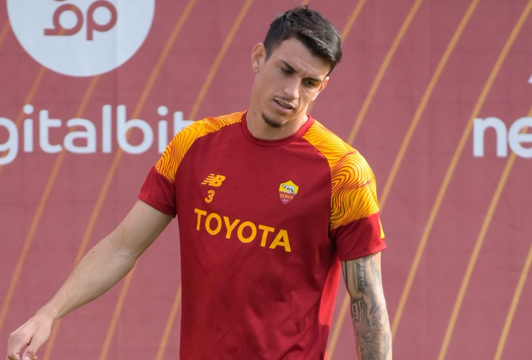 Roma in campo per preparare la sfida con il Napoli: c’è Kumbulla – FOTO GALLERY - immagine 14