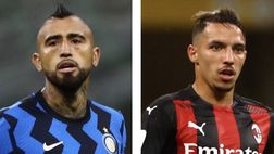 Derby Inter-Milan: la grinta di Vidal contro il fosforo di Bennacer