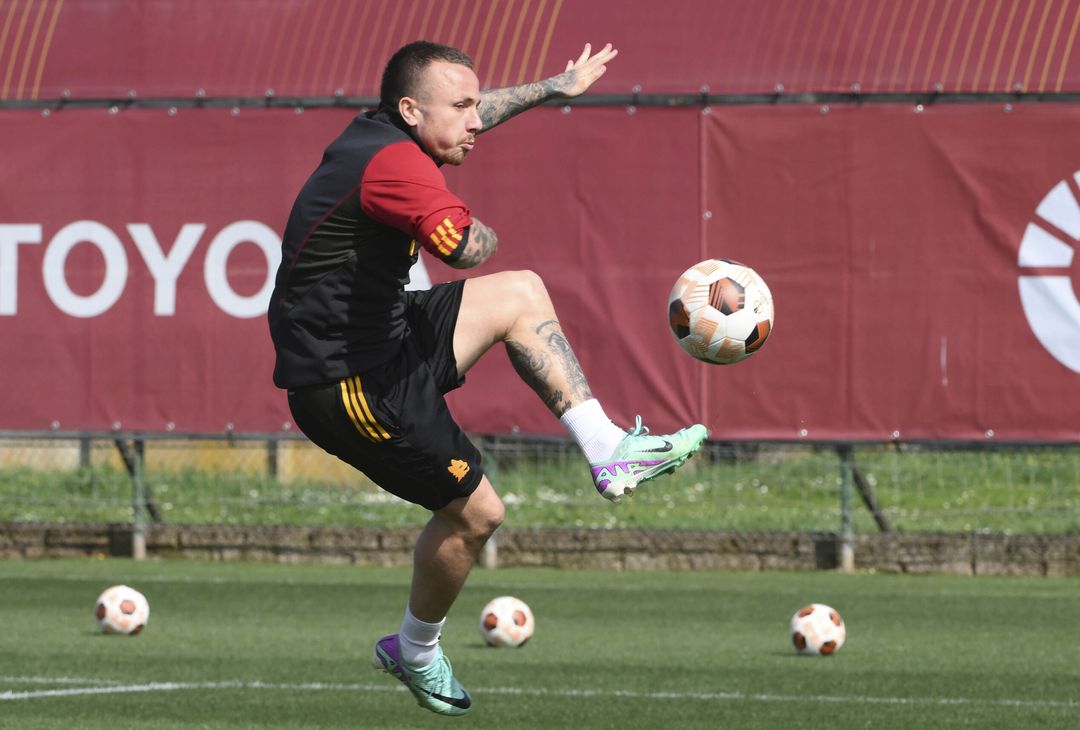 Roma, l’allenamento in vista del Brighton: out Kristensen – FOTO GALLERY - immagine 17